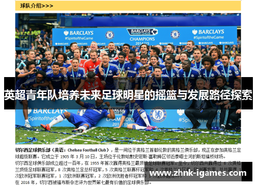 英超青年队培养未来足球明星的摇篮与发展路径探索 英超青年队培养未来足球明星的摇篮与发展路径探索