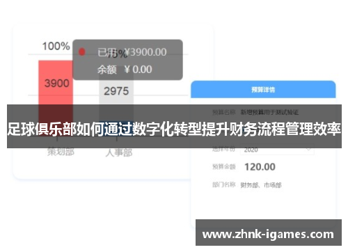 足球俱乐部如何通过数字化转型提升财务流程管理效率